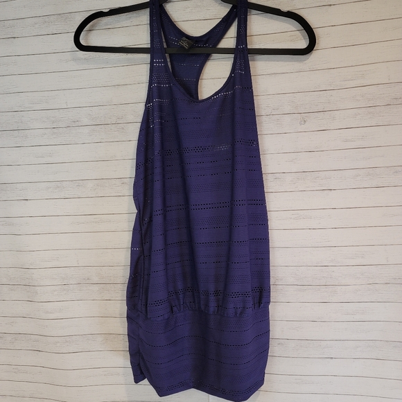 Prana Tops - PRANA NAVY BLUE WORK OUT TANK, FLATTERING, SIZE XS